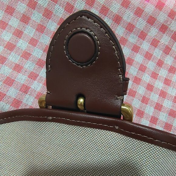 Coach Soho Signature Jacquard Brown Shoulder Bag - Picture 5 of 8
